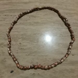 90s style stone necklace